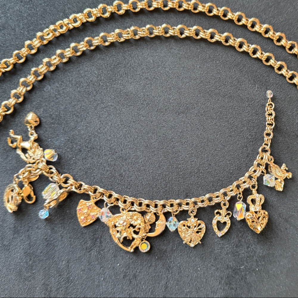 Kirk’s Folly legend of the heart, interchangeable, charm bracelet, and necklace - Picture 6 of 8